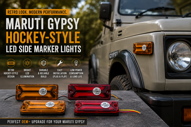 Why Maruti Gypsy Hockey-Style Side Marker Lights Are the Perfect OEM+ Upgrade