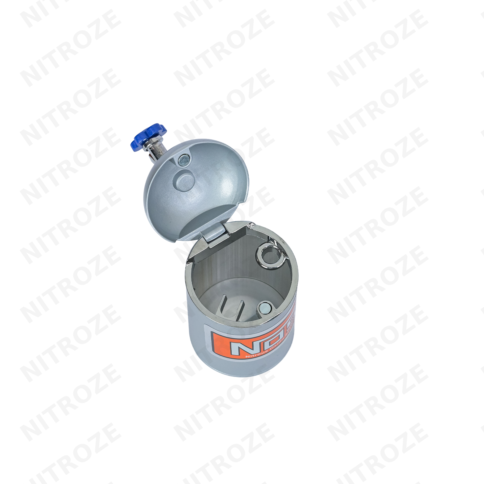NOS Bottle-Style Car Ashtray | Miniature Nitrous Bottle Design