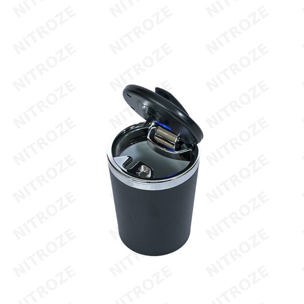 LED Car Ashtray with Flip Lid | Cup Holder Fit