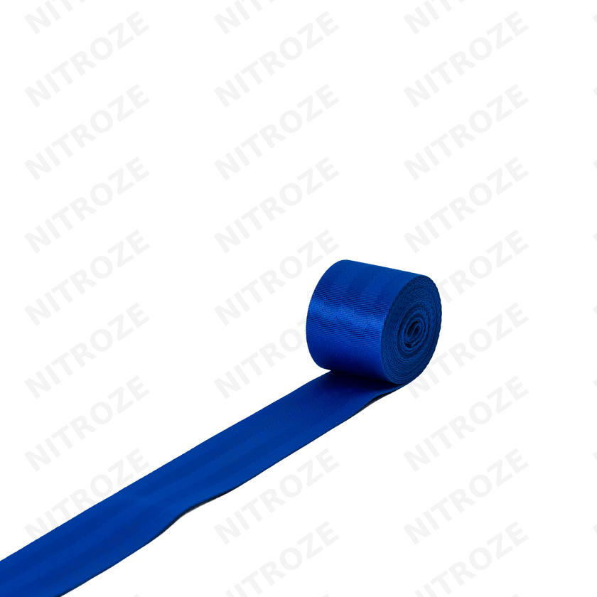 Plain Colour Seat Belt | Blue, Grey, Red & Yellow