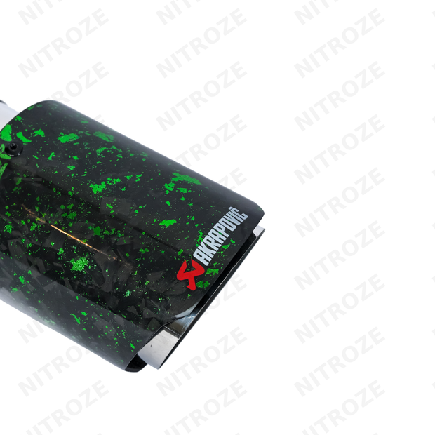 Akrapovic Style Forged Carbon Exhaust Tip | Universal