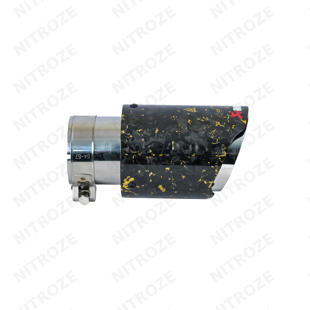 Akrapovic Style Forged Carbon Exhaust Tip | Universal