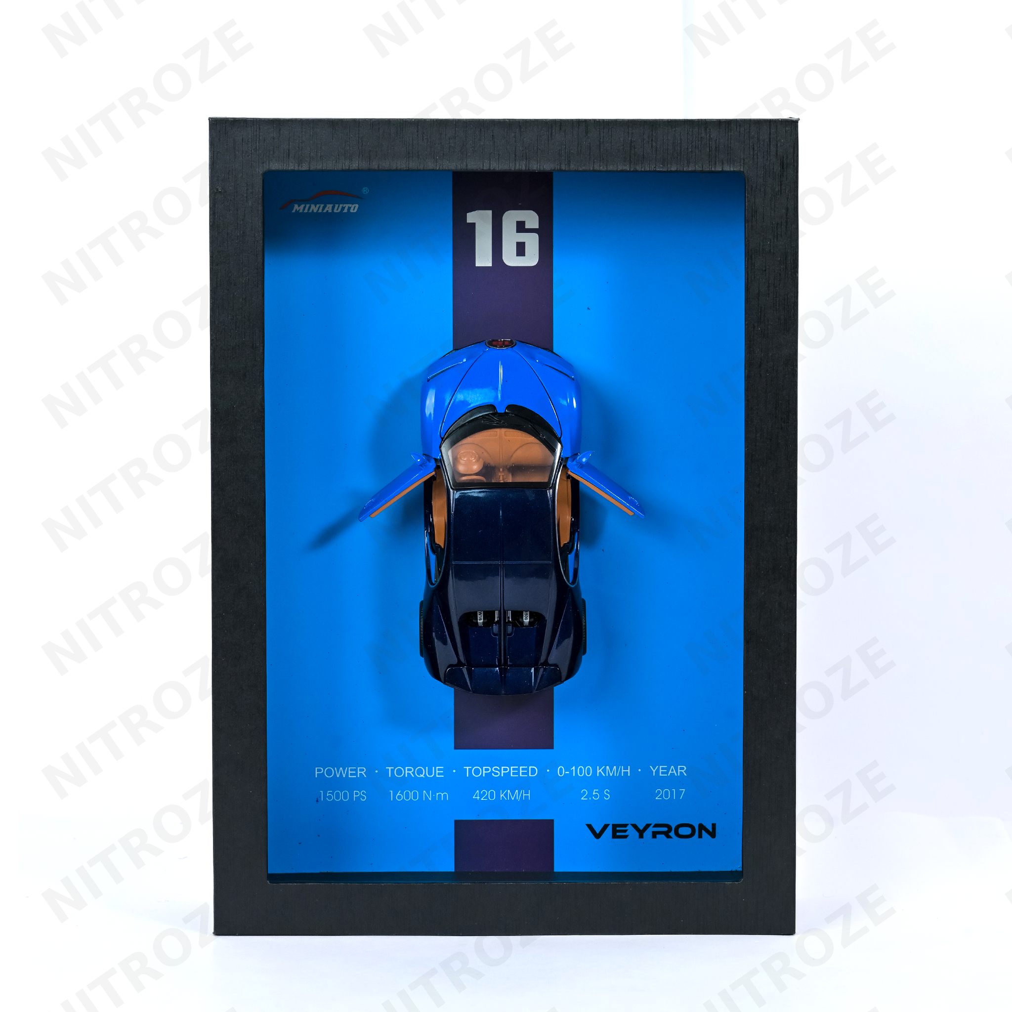 3D Miniature Car Frame | Desk & Home Display