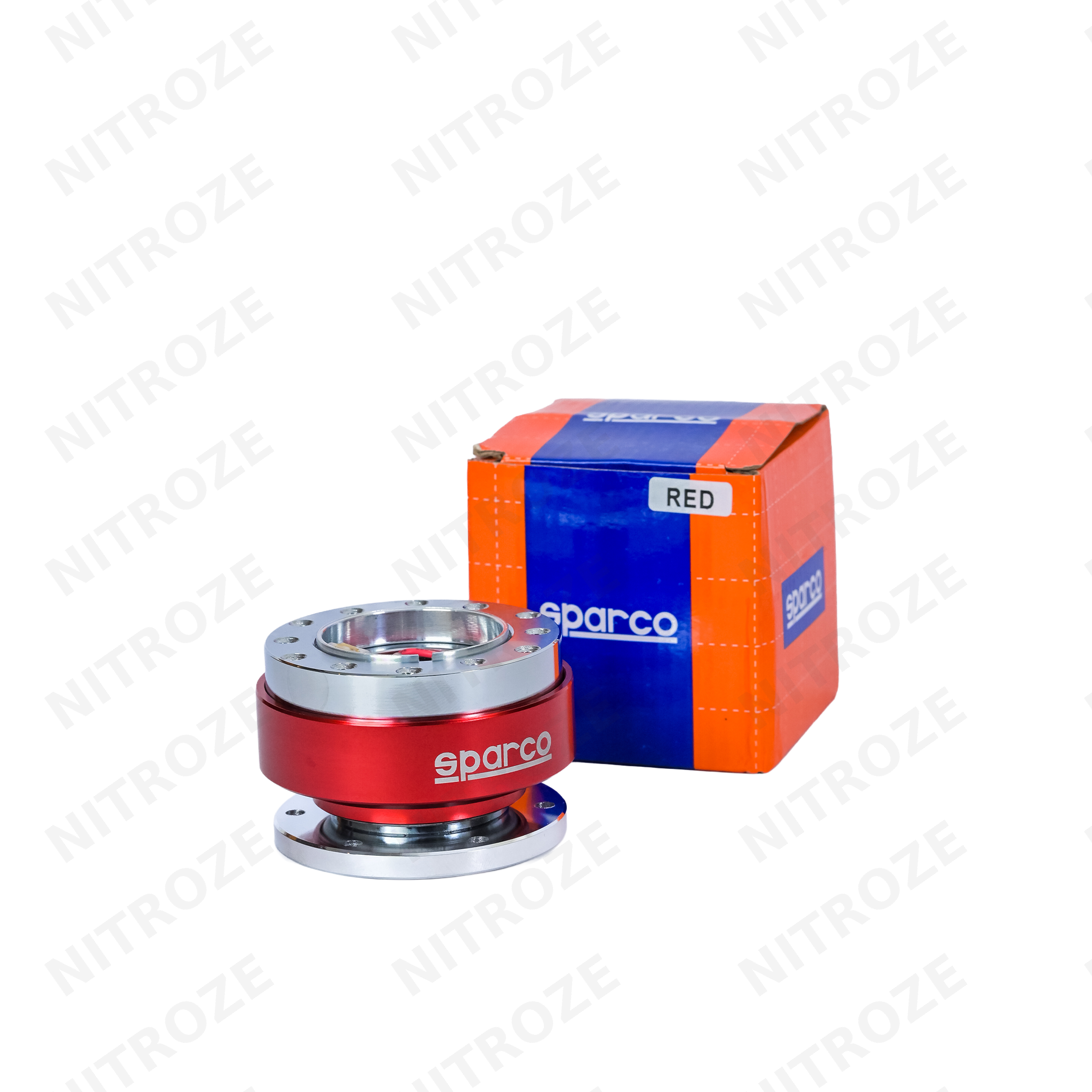 Sparco Style Quick Release Hub | Black & Red