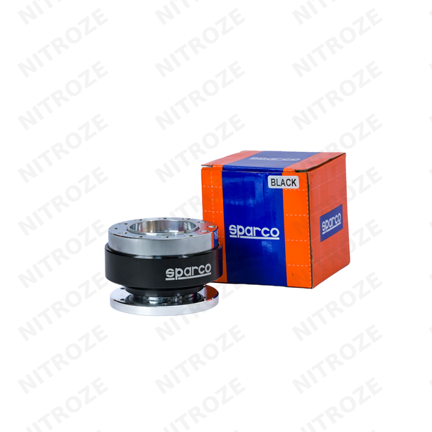 Sparco Style Quick Release Hub | Black & Red
