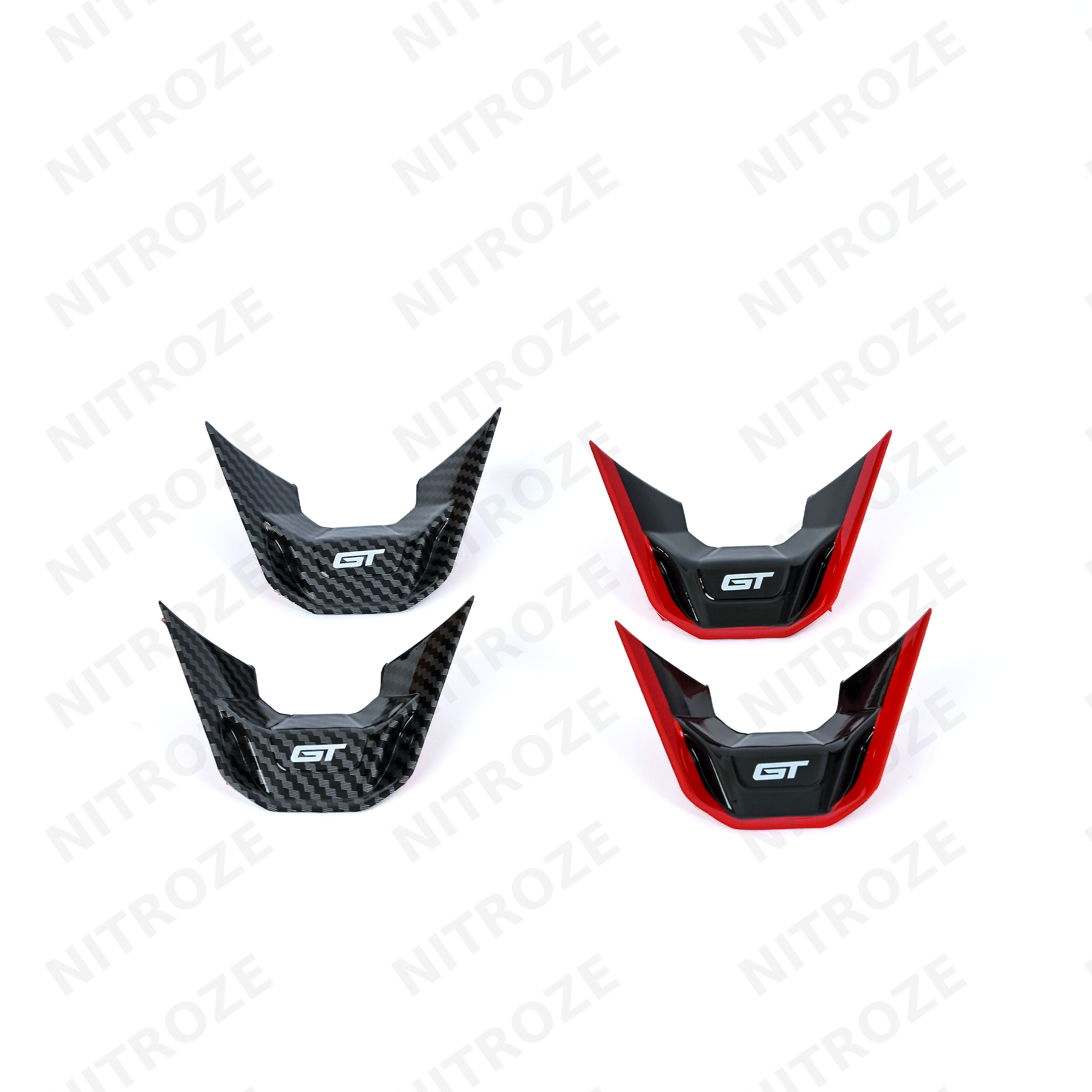 GT Badge | Carbon & Red Finish | Volkswagen Virtus