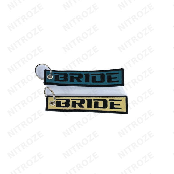 Motorsport-Style Embroidered Jet Tag Keychain | Universal